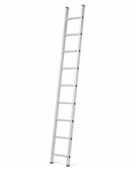 Jednodílný hliníkový žebřík AHProfi, 9 stupnů,  261 cm, 150 kg - AH709