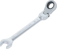 Ráčnový očkoplochý klíč 12 mm s kloubem, BGS - B6712