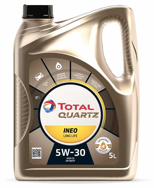 Motorový olej 5W-30 TOTAL QUARTZ INEO LONG LIFE - 5 litrů