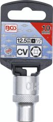 Nástrčná hlavice šestihranná, 1/2", 10 mm - B2910