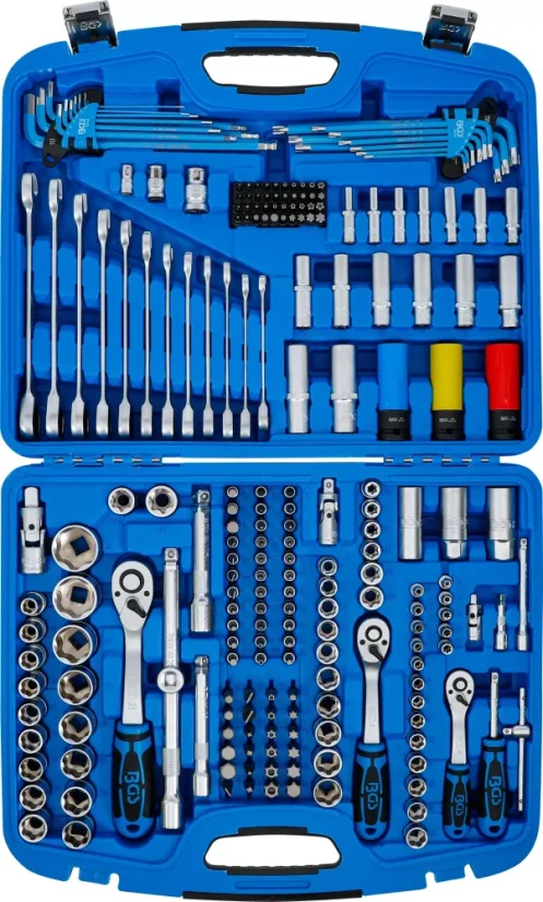 Gola sada, Super Lock, 1/2", 3/8", 1/4", 218 ks - BGS 8820