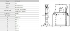 Hydraulický lis 20t, AHProfi - TY20001