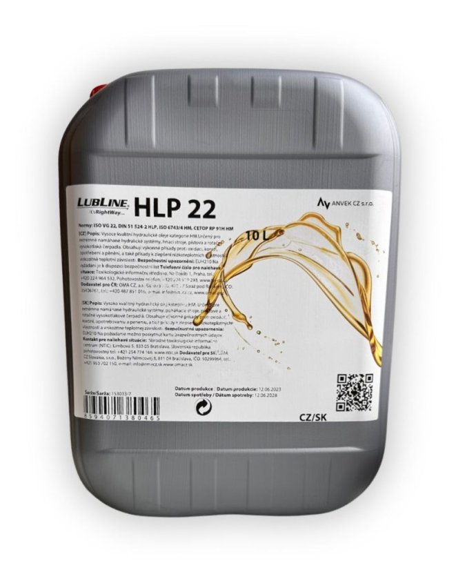 Hydraulický olej HLP 22 LUBLINE