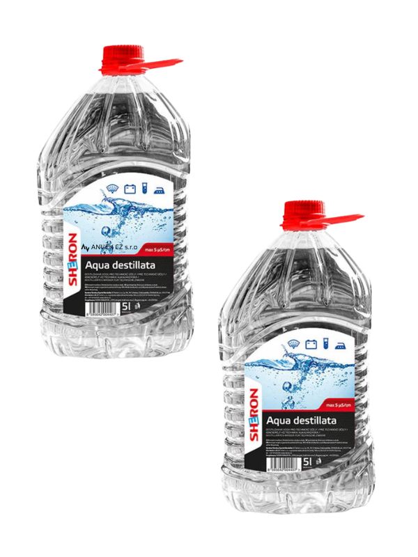 2x Destilovaná voda SHERON - 5l