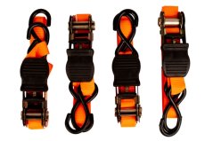 Dvoudílný upínací popruh s ráčnou 25 x 4500 mm, 4 ks - HT670206