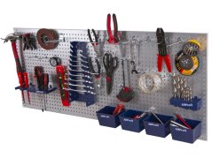 Děrovaná deska s příslušenstvím, 34 dílů - JJ001143