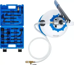 Plnička převodového oleje s ruční pumpou, s 8 adaptéry, 7 l, BGS - B9992