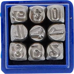 Razicí číselná matrice 5 mm, BGS - B3035