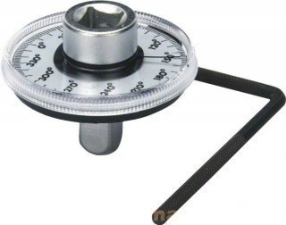 Úhloměr k utahování šroubů