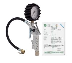 Hustič pneu s manometrem OMG73, 0-10 bar - F10245
