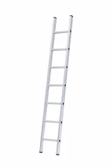 Jednodílný hliníkový žebřík AHProfi, 7 stupnů,  203 cm, 150 kg - AH707