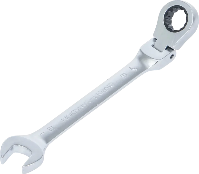Ráčnový očkoplochý klíč 13 mm s kloubem, BGS - B6713
