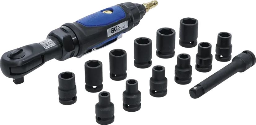 Sada pneumatické ráčny 1/2", 102 Nm, 14 ks, BGS - B70192