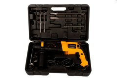 Kombinované kladivo v kufru s příslušenstvím, 800 W - HTP800305