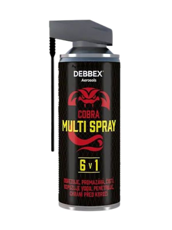 Multifunkční sprej COBRA CAP MULTI SPRAY 6v1 DEBBEX - spr 400 ml