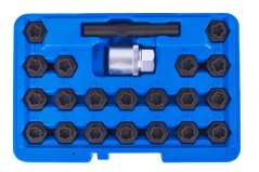 Sada 22 ks klíčů na kola BMW s bezpečnostním profilem - TJ1322