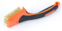 Kartáč drátěný ruční 170 mm měděný - TC315011