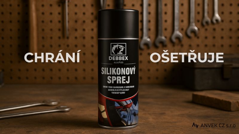 silikonový sprej