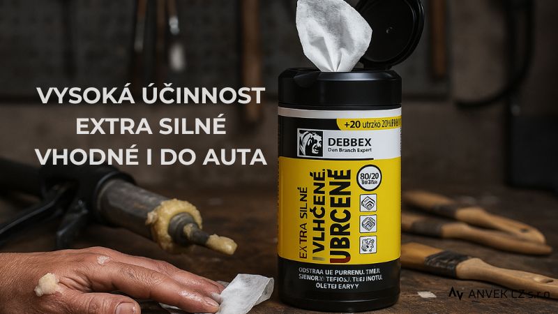 čistící ubrousky debbex